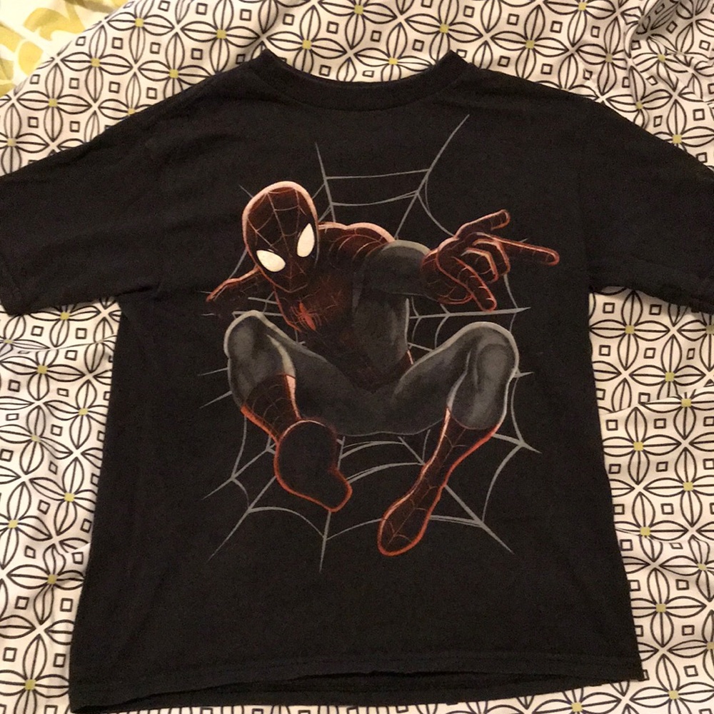 Black Spider Man Marvel T